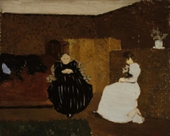 La causette [The Chat] by Édouard Vuillard