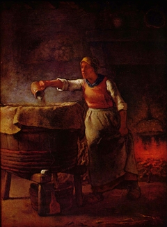 La lessiveuse by Jean-François Millet