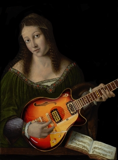 ‘’Lady Guitar’’ A tribute to Bartolomeo Veneto by Leon Sternberg