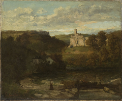 Landscape at Ornans by Gustave Courbet