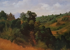 Landscape from Genazzano by Gustaf Wilhelm Palm