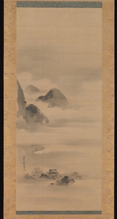 Landscape in Moonlight by Kanō Tan'yū