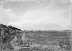 Landscape (in the Barbizon district?) by Lorenz Frølich