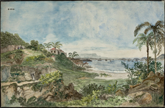 Landscape of Guanabara bay by Thomas Ender