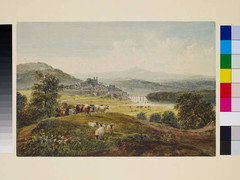 Landscape with a Bridge, Hay-on-Wye by David Cox Jr