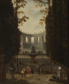 Landscape with Fountain by Isaac de Moucheron