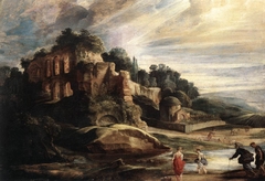 Landscape with Ruins on Palatine Hill by Peter Paul Rubens