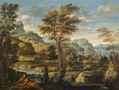 Landscape with Saint Mary Magdalene by Pietro da Cortona