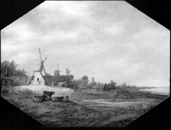 Landscape with Windmills by Aelbert Cuyp