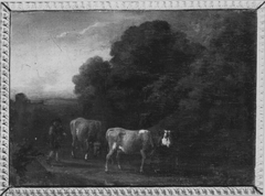 Landschaft mit Vieh (Nachahmer) by Adriaen van de Velde