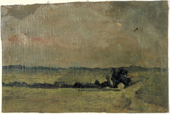 Landschap by Theo van Doesburg