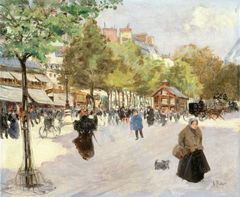 Le boulevard de Clichy by Louis Abel-Truchet