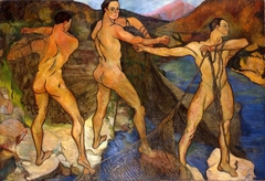 Le lancement de filet by Suzanne Valadon