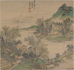 Leaf from Album of Landscape by Xu Fang