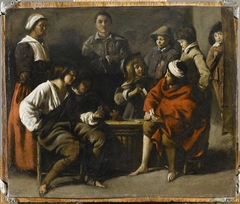 Les Petits Joueurs de cartes by Antoine Le Nain