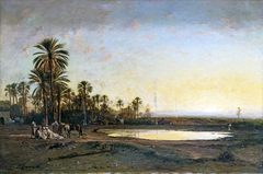 Lisière d'oasis by Victor Huguet