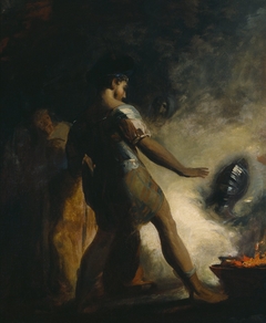 Macbeth in the witches' cave by Thomas Sully