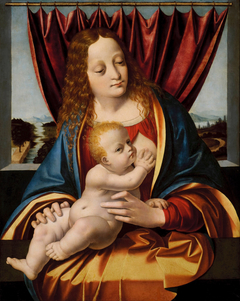 Madonna and Child by Marco d'Oggiono