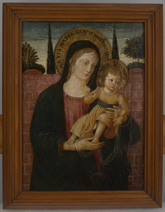 Madonna and Child (Obverse) and Tobias with Archangel Raphael (Reverse) by Benozzo Gozzoli