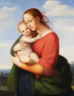 Madonna mit Kind by Johann Scheffer von Leonhardshoff