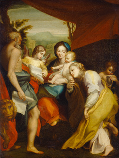 Madonna of Saint Jerome by Matthew Pratt