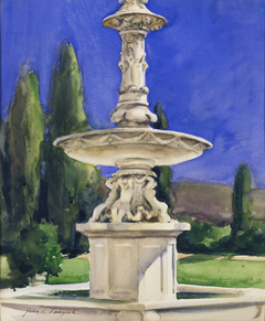 Marble Fountain in Italy by John Singer Sargent