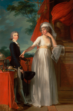 Margaret Callendar and Her Son James Kearney by Jean-Laurent Mosnier