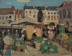 Market Scene by James Wilson Morrice