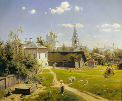 Moscow patio by Vasily Polenov