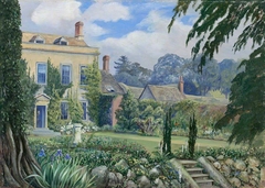 Mount House and Garden, Alderley, Gloucestershire, England by Marianne North