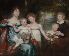 Mrs. Hawkins and Family by Anonymous