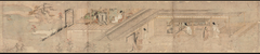 Narrative Picture Scroll about Love Romance of Courtier and Girl at Sumiyoshi by Anonymous