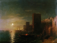 Night in Constantinople by Ivan Ayvazovsky