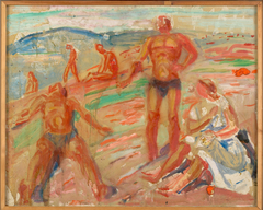 People Sunbathing by Edvard Munch