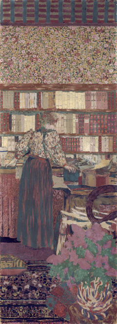 Personnages dans un intérieur. Le choix des livres by Édouard Vuillard