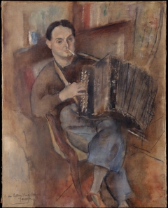 Pierre Mac Orlan by Jules Pascin