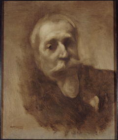 Portrait d'Anatole France (1844-1924), écrivain by Eugène Carrière