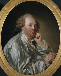 Portrait de Charles-Claude de Flahaut de la Billarderie, comte d'Angiviller (1730-1809), surintendant des bâtiments du roi by Étienne Aubry