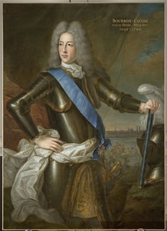 Portrait de Louis Henri de Bourbon, septième prince de Condé by Pierre Gobert