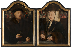 Portrait Diptych of Johann von Rolinxwerth and his Wife, Christine von Sternberg by Barthel Bruyn the Elder