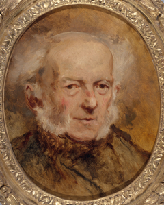 Portrait du peintre Jean-Baptiste Isabey, père de l'artiste by Eugène Isabey