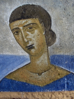 Portrait of a lady by Aggeliki Papadomanolaki