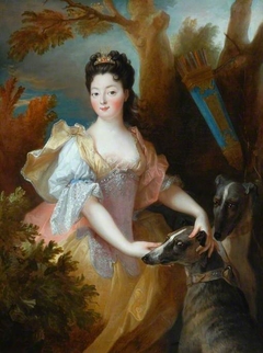 Portrait of a Lady as Diana by Nicolas de Largillière