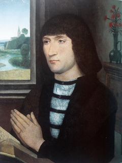 Portrait of a Man in Prayer by Hans Memling