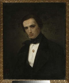 Portrait of a young man by Antoni Kolberg