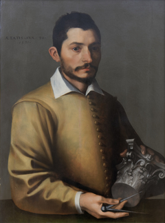 Portrait of an architect by Giuseppe Cesari