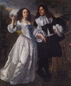 Portrait of an unknown couple by Bartholomeus van der Helst