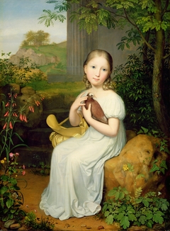 Portrait of Countess Louise Bose as a Child by August von der Embde