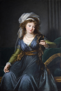 Portrait of countess Yekaterina Skavronskaya by Elisabeth Louise Vigée Le Brun