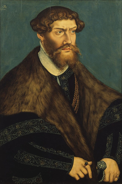 Portrait of Duke Philip I of Pomerania. by Lucas Cranach the Younger